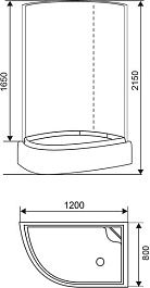 EcoStyle Душевая кабина ES00309GWP-R – фотография-2